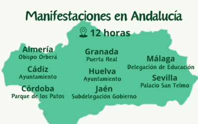 Iniciativa del Pueblo Andaluz apoya la huelga docente del 14 de mayo, la educación pública en Andalucía se defiende