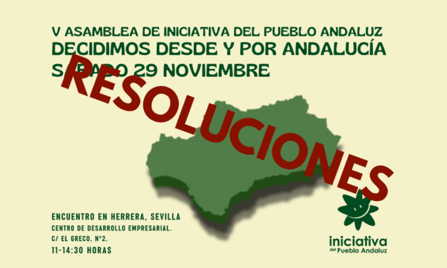 Resoluciones aprobadas en la V Asamblea de IdPA